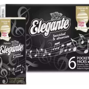 PAÑUELOS X6 TRIPLE HOJA